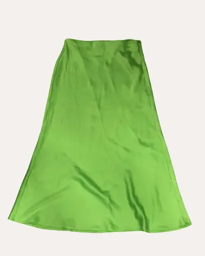 [RZ605] FALDA VERDE NEON BERSHKA 