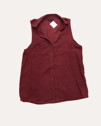 [ES053] BLUSA LADRILLO MASSIMO DUTTI 