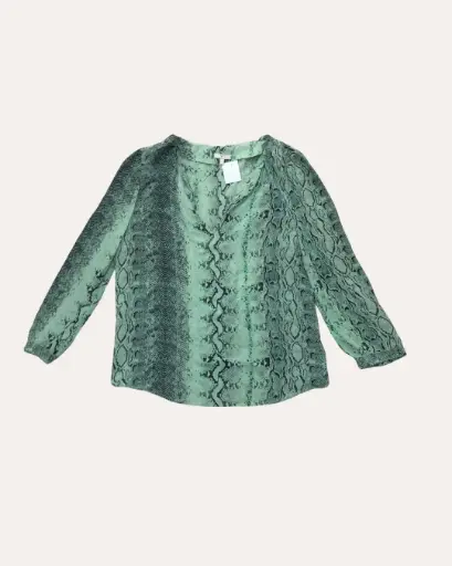 [CHB899] BLUSA VERDE ANIMAL PRINT JOIE