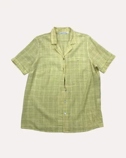 [XXL667] CAMISA AMARILLO MANTEQUILLA COLLECTION L. 