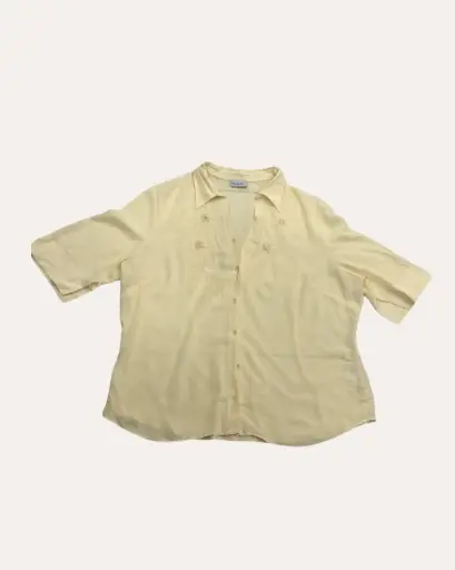 [XXL667] BLUSA AMARILLO MANTEQUILLA 