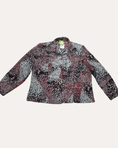 [XXL667] CAMISA RETRO ROJO Y NEGRO FRANCE RIVOIRE 