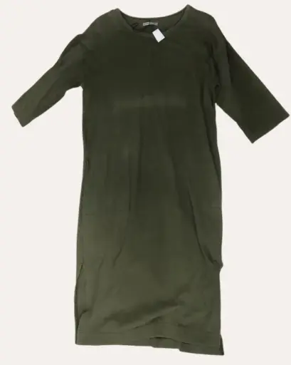 [MAG561] VESTIDO VERDE MILITAR ZARA 